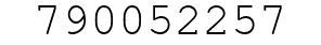 Number 790052257.