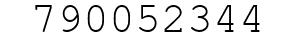 Number 790052344.