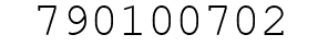 Number 790100702.