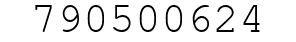 Number 790500624.