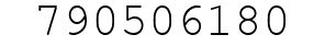 Number 790506180.