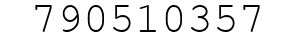 Number 790510357.