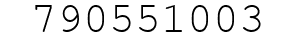 Number 790551003.