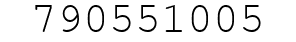 Number 790551005.