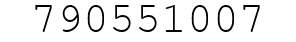 Number 790551007.