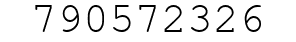 Number 790572326.