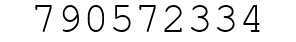 Number 790572334.