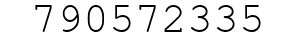 Number 790572335.