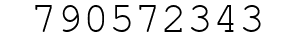 Number 790572343.