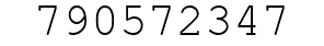 Number 790572347.
