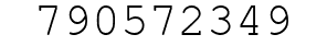 Number 790572349.