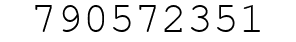 Number 790572351.