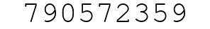 Number 790572359.