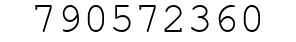 Number 790572360.
