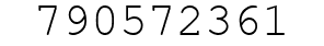 Number 790572361.