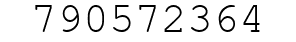 Number 790572364.