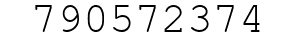 Number 790572374.