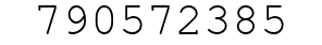 Number 790572385.