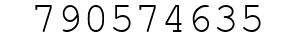 Number 790574635.