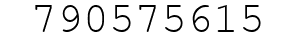 Number 790575615.