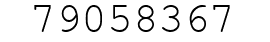 Number 79058367.