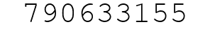 Number 790633155.