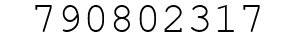 Number 790802317.