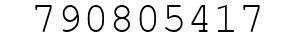 Number 790805417.