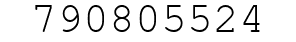 Number 790805524.