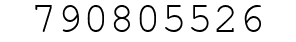 Number 790805526.