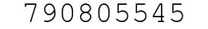 Number 790805545.