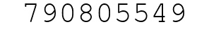 Number 790805549.