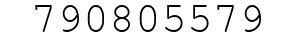 Number 790805579.