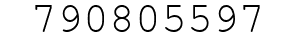 Number 790805597.