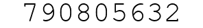 Number 790805632.