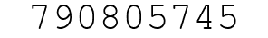 Number 790805745.