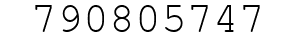 Number 790805747.