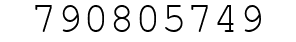 Number 790805749.