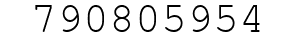 Number 790805954.