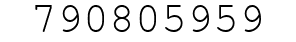 Number 790805959.