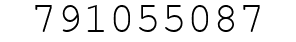 Number 791055087.