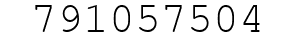 Number 791057504.