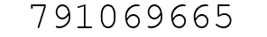 Number 791069665.