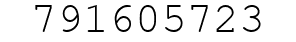 Number 791605723.