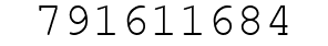 Number 791611684.