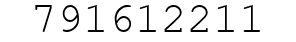 Number 791612211.
