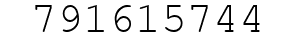Number 791615744.