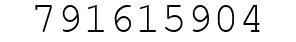 Number 791615904.