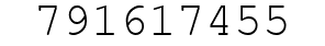 Number 791617455.
