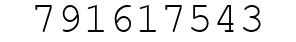Number 791617543.